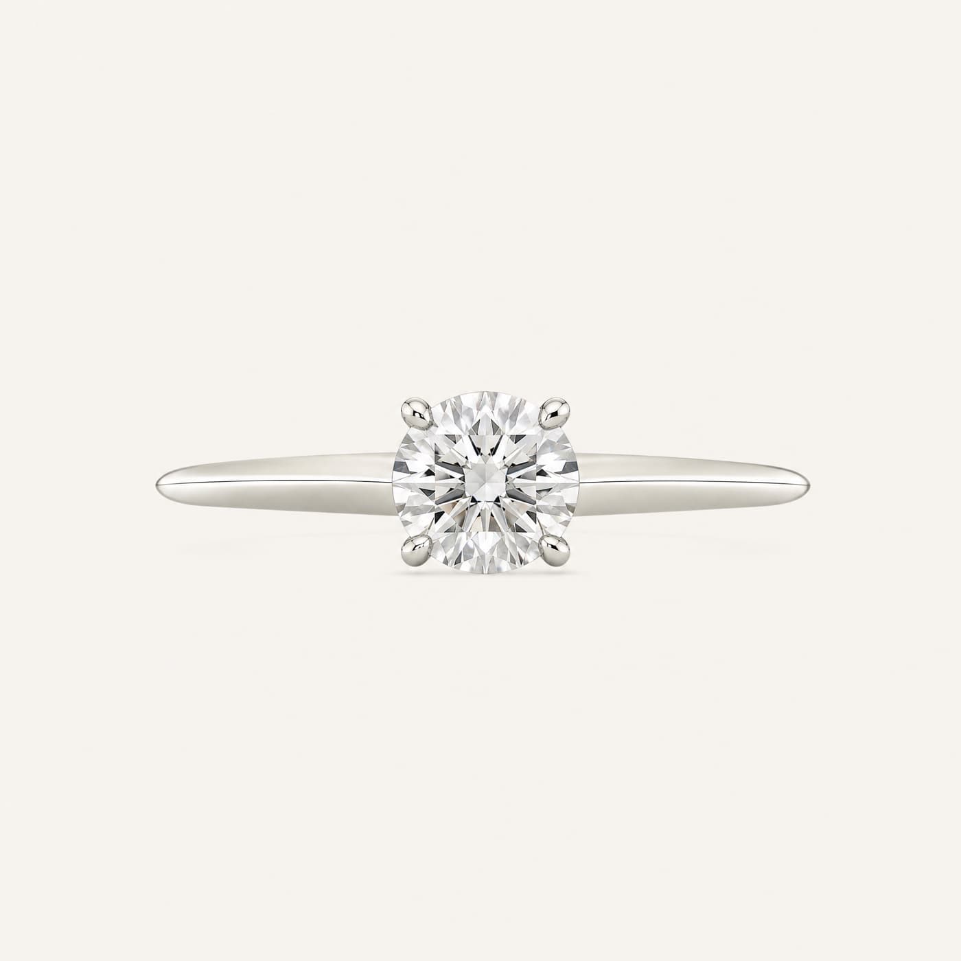 Four-Claw Solitaire 0.70 ct — Lab-grown