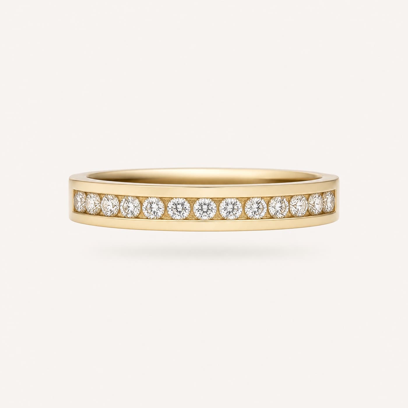 Channel-Set Band 0.25 ct Total — Lab-grown