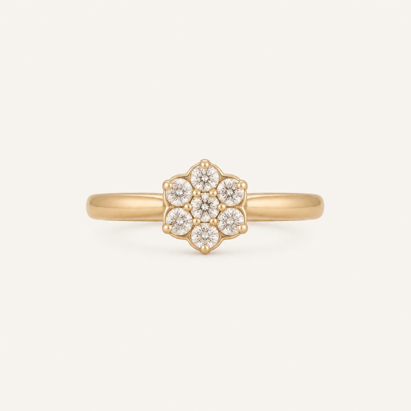 Cluster Seven-Stone 0.45 ct Total — Lab-grown