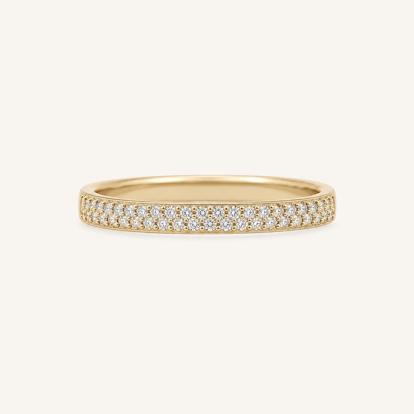 Pavé Band 0.20 ct Total — Lab-grown